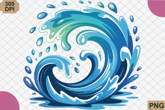 Make Waves in Your Projects with a Dynamic Water Splash PNG