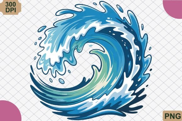 Ocean Wave Splash PNG: Dynamic Coastal Design for Creators