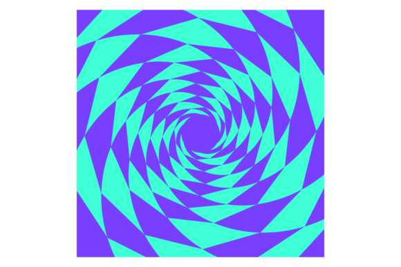 Psychedelic Illusion Square: A Neon Motion Design Asset