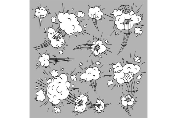Speed Cloud Comic: Capturing Motion and Energy in Your Designs