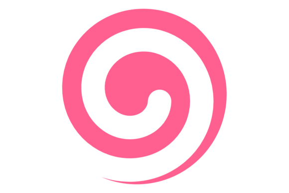 The Allure of the Pink Spiral Logo: A Round Helix Sign for Modern Branding