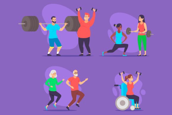 Unifying Movement: A Visual Guide to Fitness Activities Together