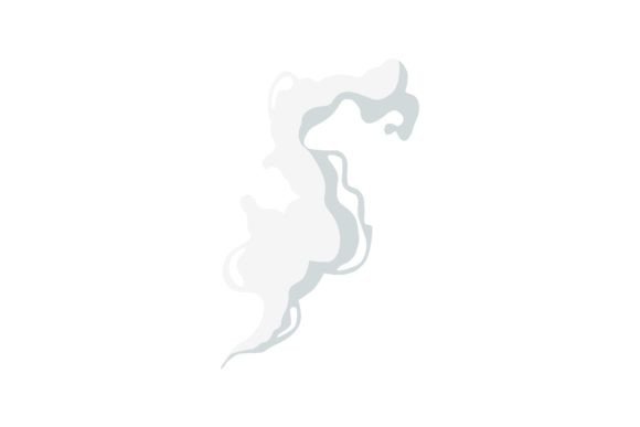 Unleashing Dynamic Energy: Smoke or Steam Cloud Shape. Comic Fire F