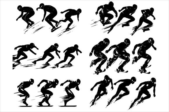 Vector Set of Speed Skating Poses: Dynamic Motion Captured